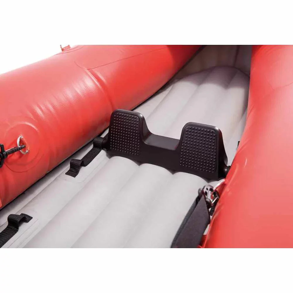 Red Inflatable Excursion (3 Vinyl Pro with & Pump, Oars Pack) Kayak 2 Person