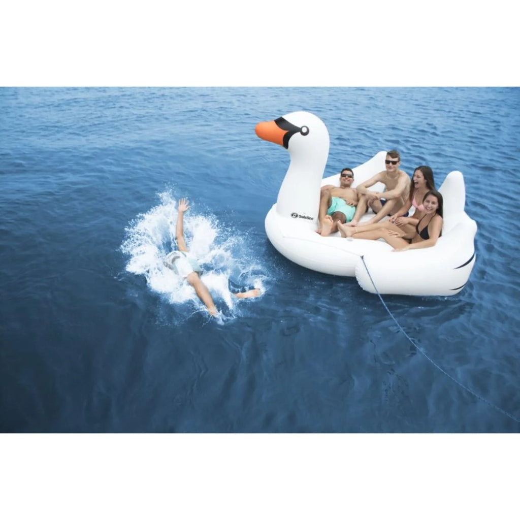 105" Inflatable Giant Swan Island Mega