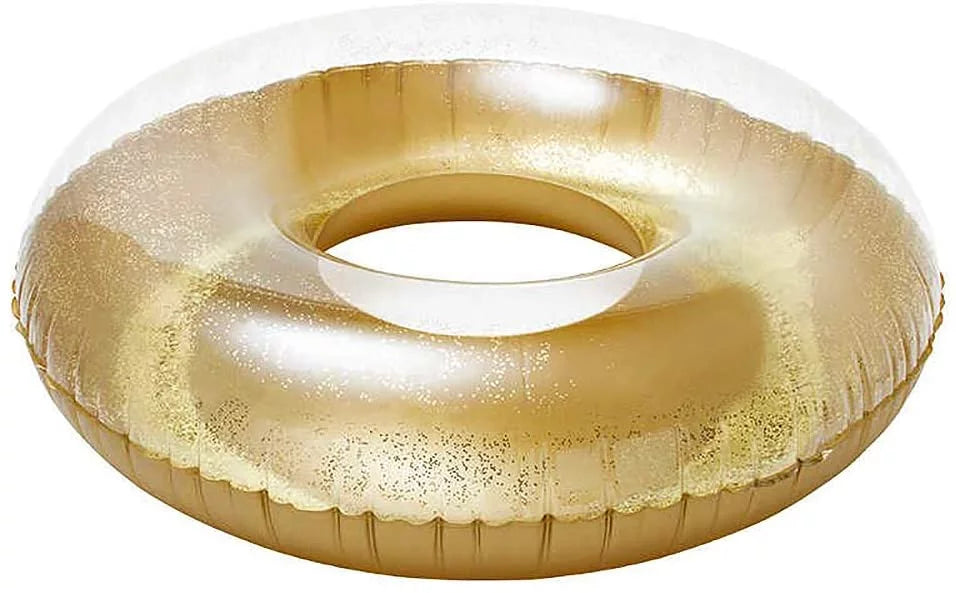 Swimming Rings, Pool Swimming | Pool Inch Pool Adults Pool Pool Float Kids Toys Beach Tube with Toys Toys Party, Gold Floaties - Glitter Terra Floats for Inflatable for 48