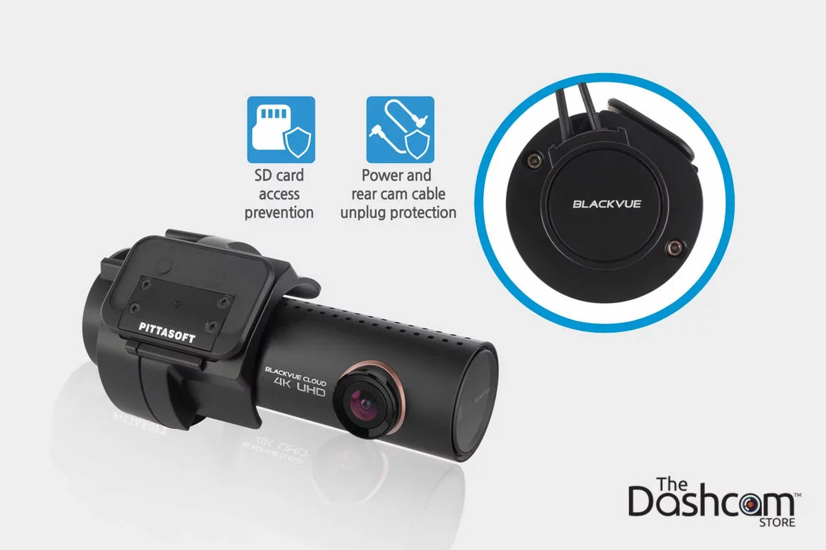 WiFi Front Memory for Dual Cloud-Capable Dashcam DR900S-2CH 16 GPS Card Rear 4K BlackVue and Lens w/ GB