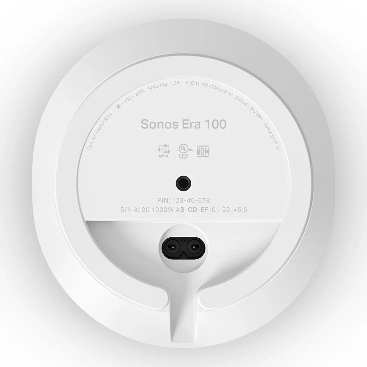 (White) Pair Built-In Bluetooth, Tuning Technology, Control Wireless Sonos & Trueplay - Voice with 100 Speakers Voice-Controlled Acoustic Era Smart