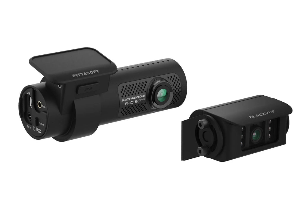 BlackVue 1080p DR770X-2CH-TRUCK Front & 60FPS Card 64GB + With WiFi GPS Dash Cam Waterproof Exterior Cloud-Ready |