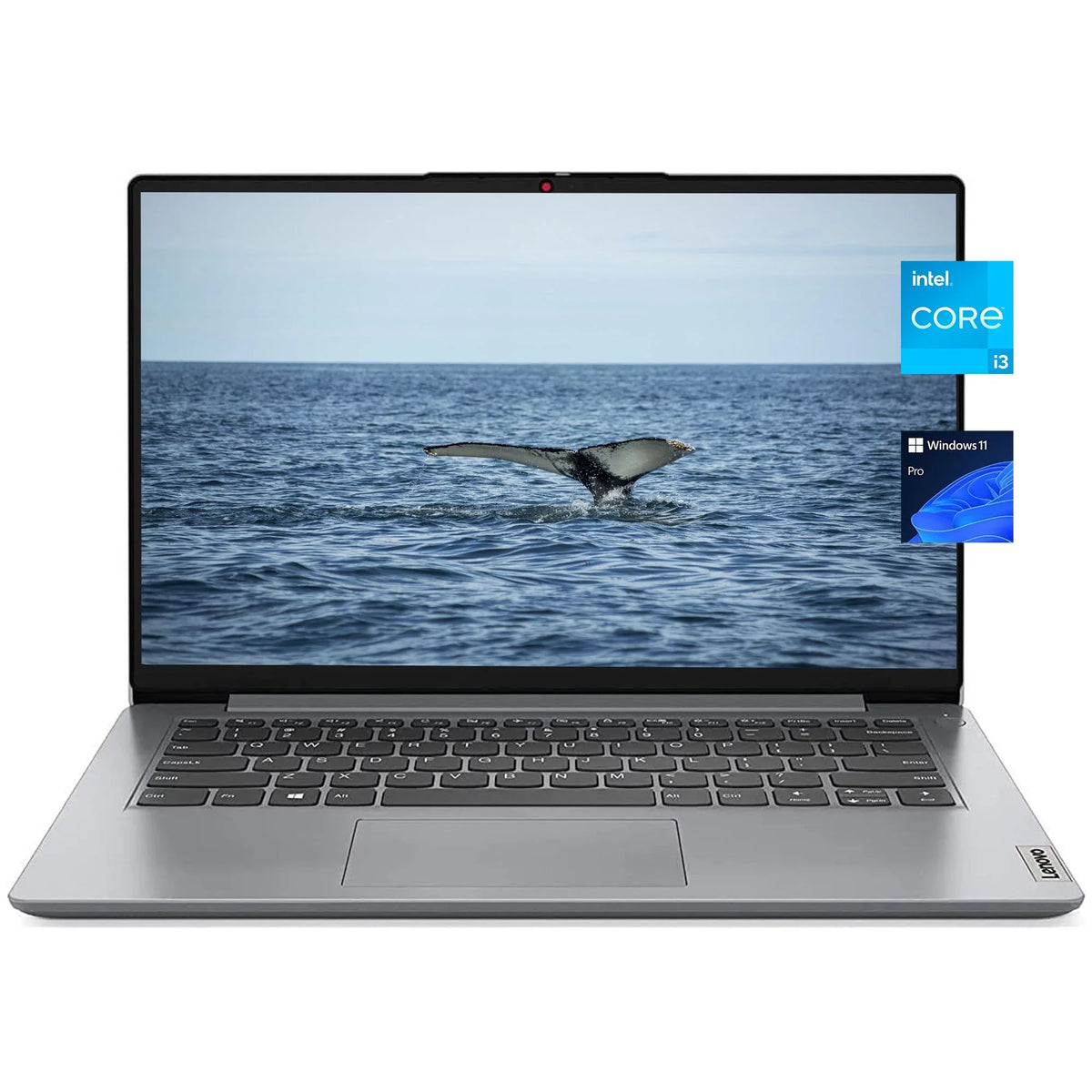 RAM, Computer, Ideapad Wi-Fi, Reader, 11 Business Pro] 12th Laptop i3-1215U, 6-Core 14" 5, 128GB [Windows Intel Gray SSD, HDMI, HD 4GB Bluetooth Fingerprint Gen PCIe