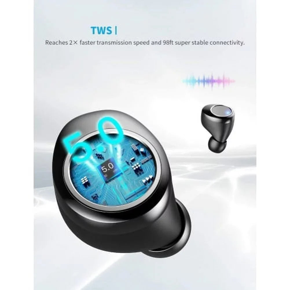 3 Charging for Earphones Tab Galaxy Headphones 12.2 TabPRO - S10 Y7V 8.0 12.2 NotePRO Case 7.0 Display TWS w LED Vankyo 8 Tab Wireless TCL MatrixPad Mic - Earbuds Stereo True