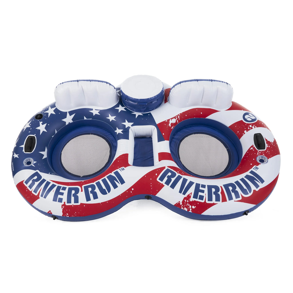 Person River & Person American Float Run 2 Flag II Intex Float 2