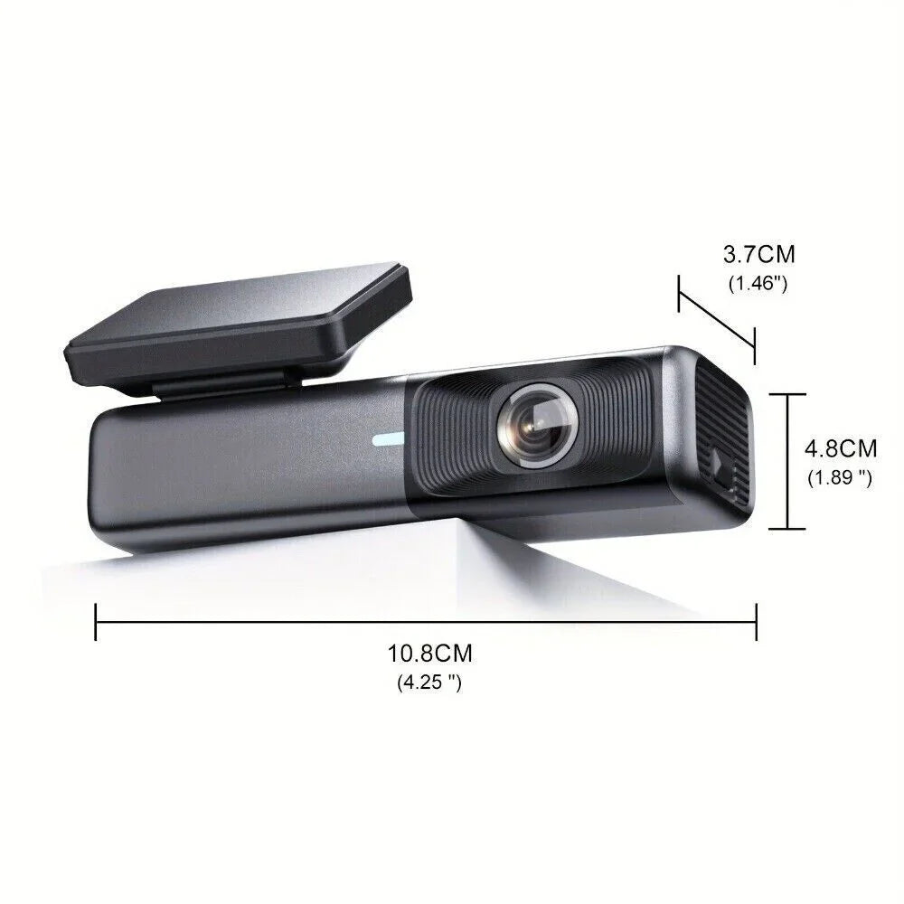 Dash 1440P Support Max, 32G Night Camera VVCAR Vision, Free 128GB Cars Recording, WiFi for Loop Card, Dash Cam G-Sensor, 2.5K Car