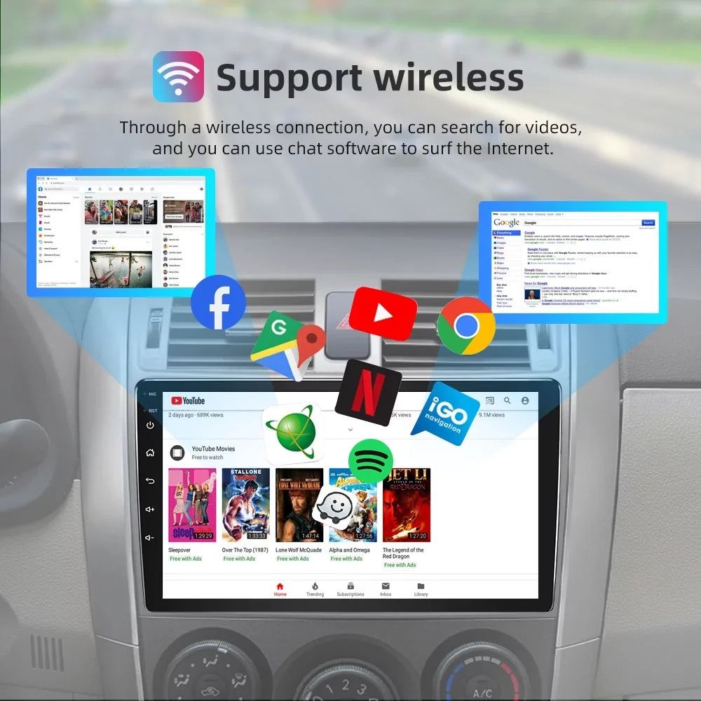Camera 2007-2012 GPS carplay/Auto Escape Car with Carplay for Android Stereo Backup 11 Radio Navi