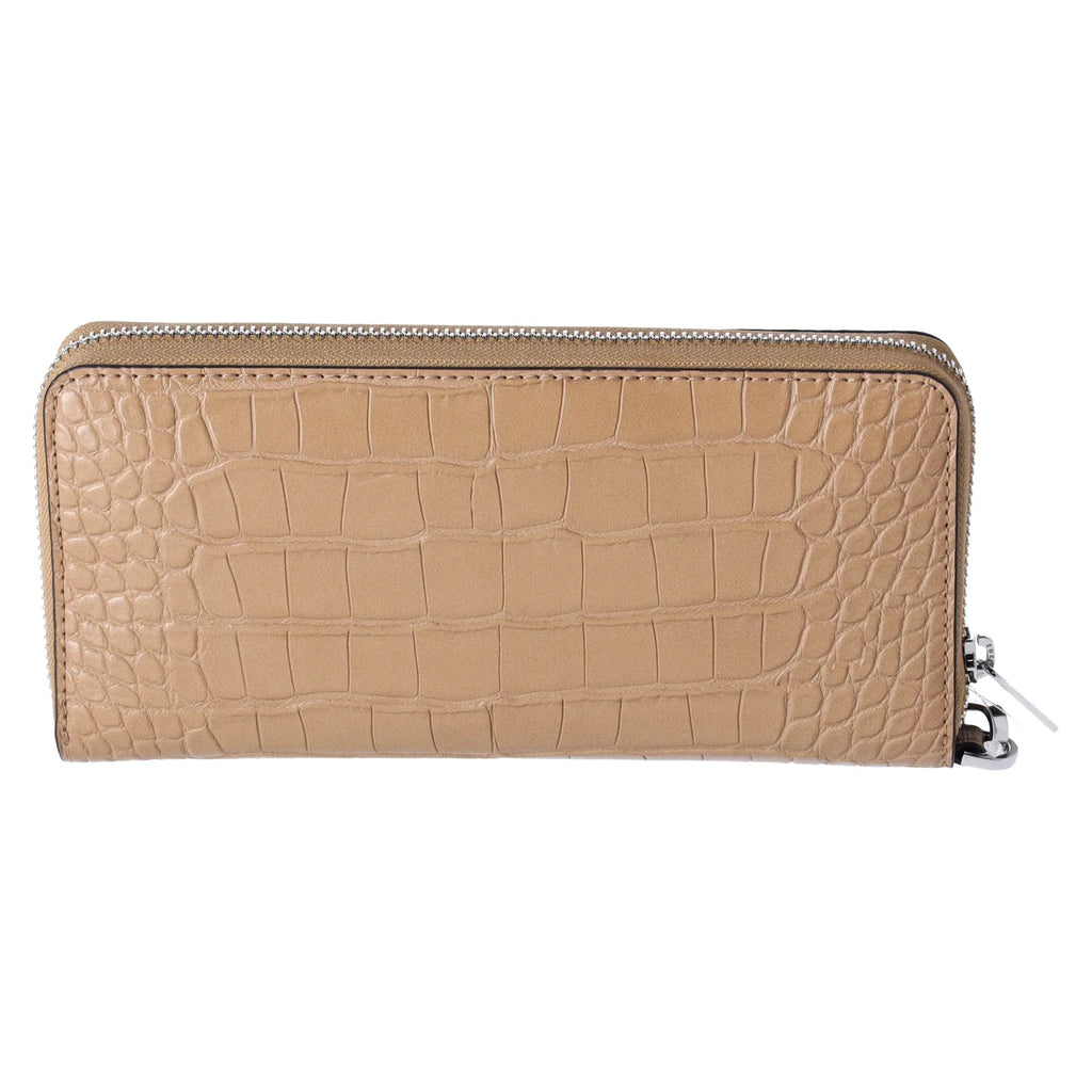 Camel Travel Continental Set Kors Jet Croc Large Embossed Wallet Michael