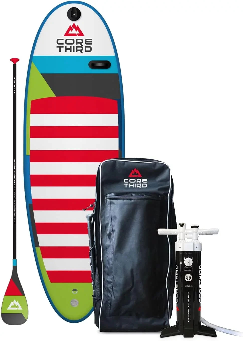 for Beaches 7'8" Paddle Board Inflatable Doheny Core Kit with Third and Lakes Complete SUP