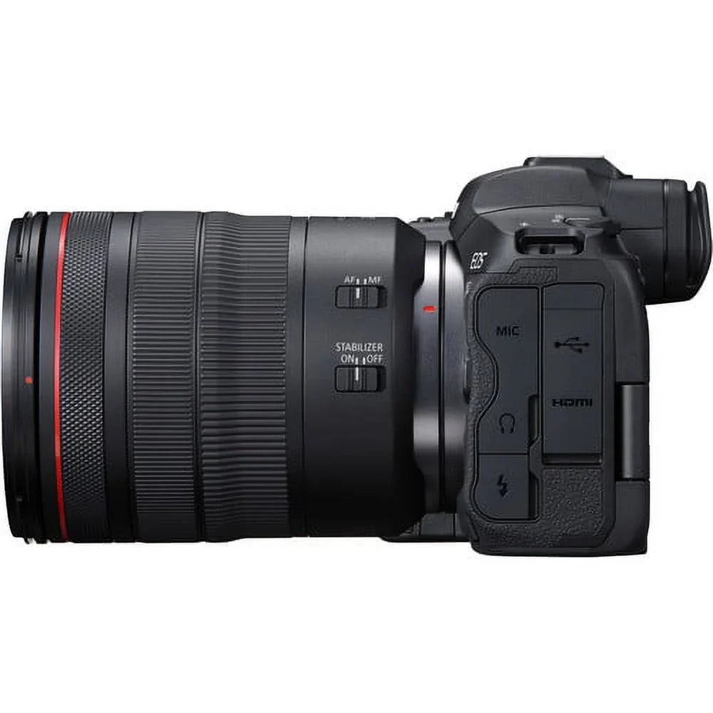 Lens+case+256Memory Telephoto III with Mirrorless f/4L f/4 Camera (24PC) IS USM Lens+500mm R5 EOS f/8 L RF EF Cards Lens+ Preset Canon 75-300mm Canon 24-105mm
