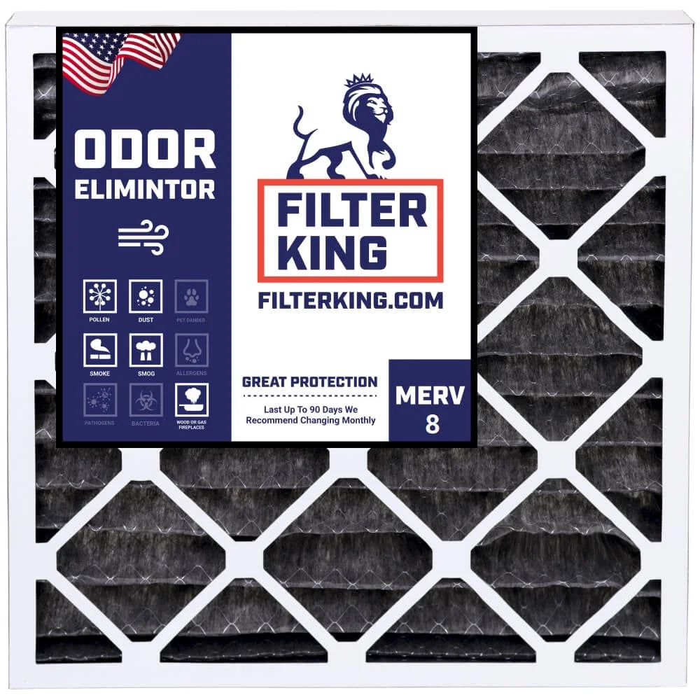 Filters 17.5 | | HVAC IN King 4-PACK x x Pleated 8 Filter MADE Actual A/C USA .75" Furnace Air | MERV Filter dimension: Carbon 29.5 18x30x1 |