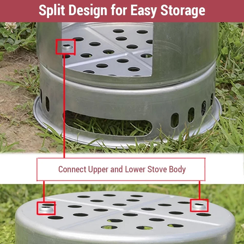 Camping Picnic for [Brand], Wood Stove by Stove Versatile Backpacking Portable