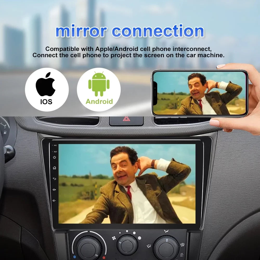 GPS Toyota Radio Fj Navi 9" Android 2+32G For Carplay Stereo 2007-2014 Cruiser Car 12