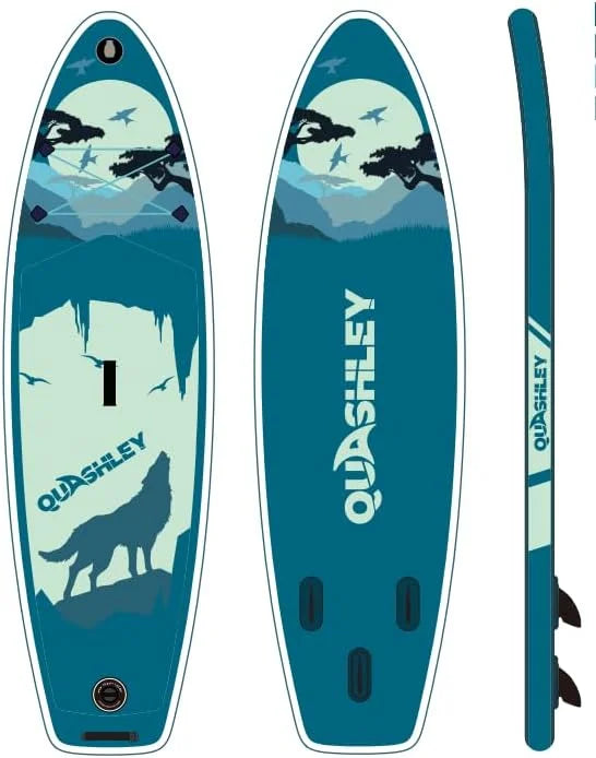 for Premium Deck, 11'x33 330lbs Board Max Up with Youth Non-Slip Adults, Wide Fishing Accessories, Inflatable Paddle & for Stand SUP Surfing, x6 & Stance,