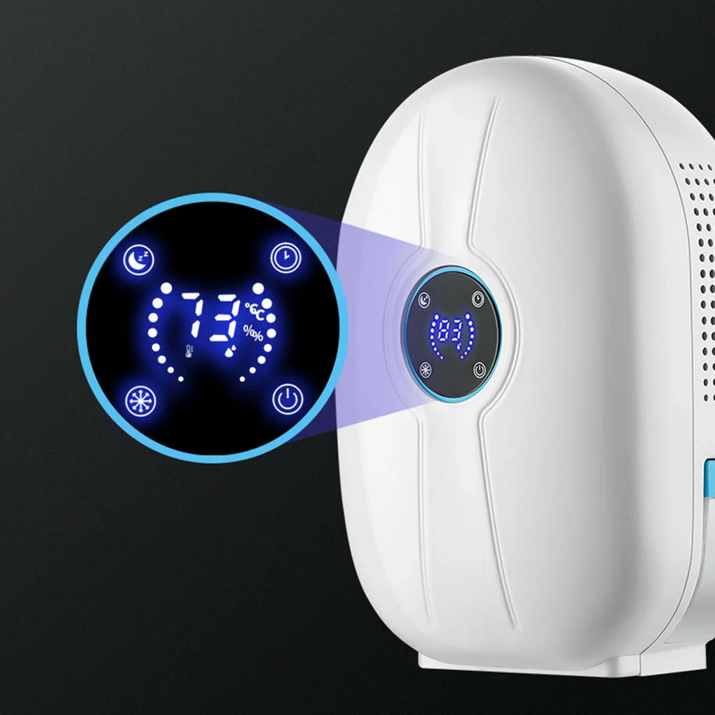 Remote Free Mini Bedroom Air Damp Dehumidifier Moisture Control 500ml Dryer Home