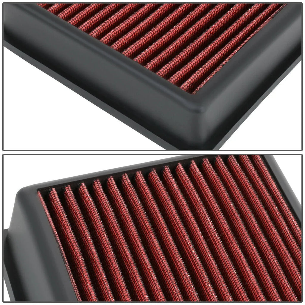 Filter Air Red For Dry Drop-In Reusable/Durable EcoSport Panel 18-19