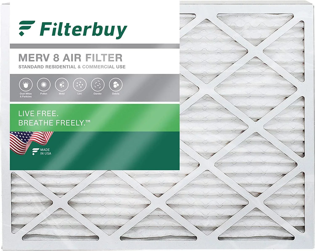 Pleated Air Filterbuy Furnace 25x32x2 8 (1-Pack) HVAC MERV AC Filters