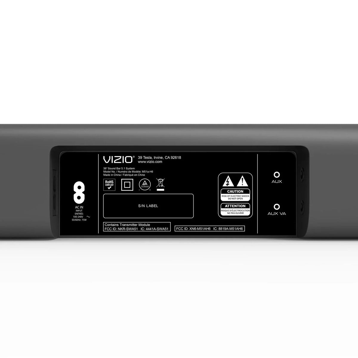 5.1.2 DTS:X, Dolby with M-Series Premium Sound Bar VIZIO Bluetooth Atmos,