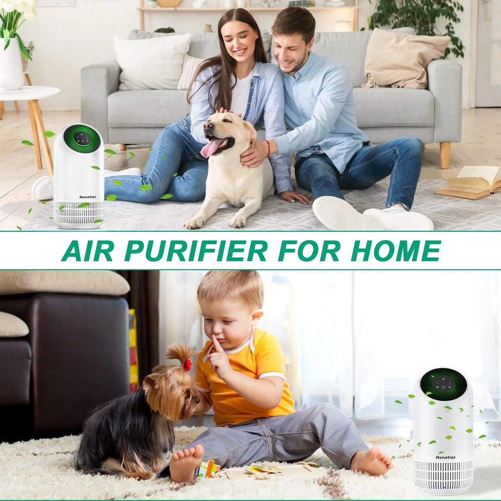 H13 Portable AP2201I Air Allergy Smoker 26dB MERV17 Asthma Sq.ft) Quiet Honati Purifiers Pets Fillo and (199 for