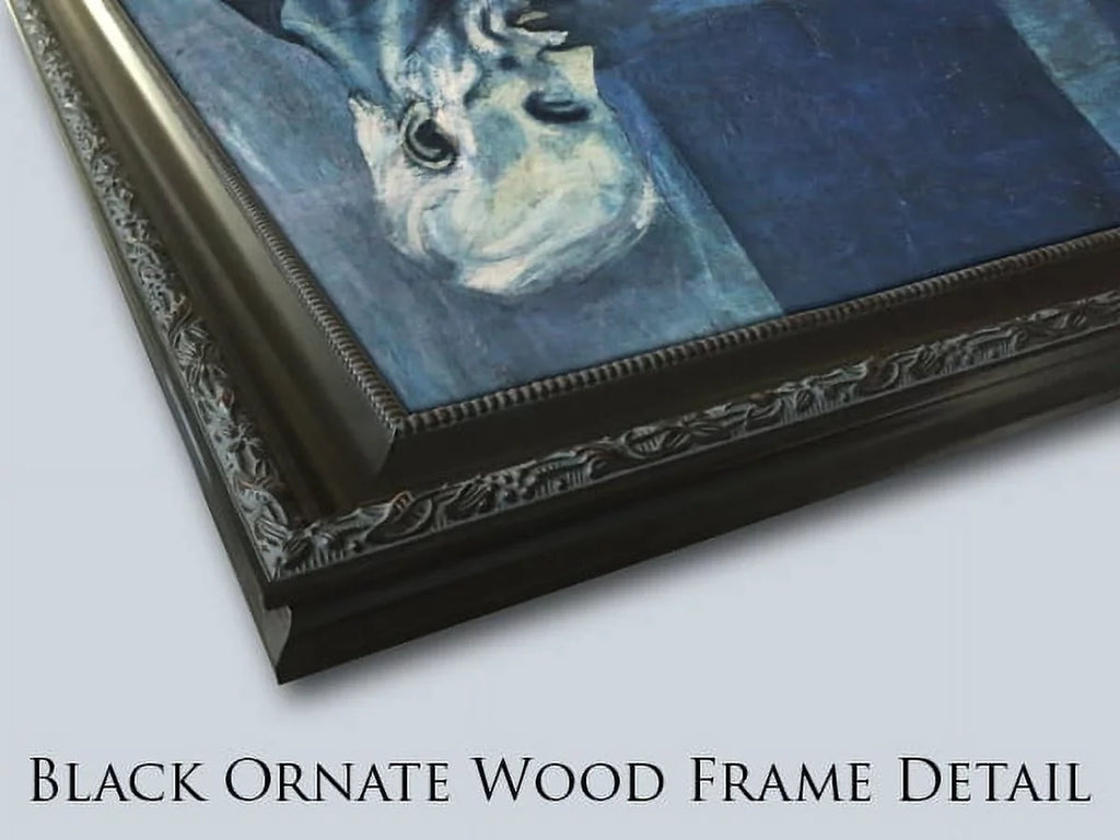 perspective in Piranesi Wood great architecture Nicola Fountain the View Trevi Art Giovanni Framed of by Battista Canvas Black Salvi Ornate said of Large 40x26 Virgin,