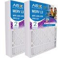 FPR - 91-005 USA 13 Filter 16x25x5 AIRX 13 Furnace Compatible WICKED 16x25x5 FILTERS Comparable MPR MERV & Air Premium Filter by Ultravation CLEAN to 1500 AIR. 9 Made MERV with 2200