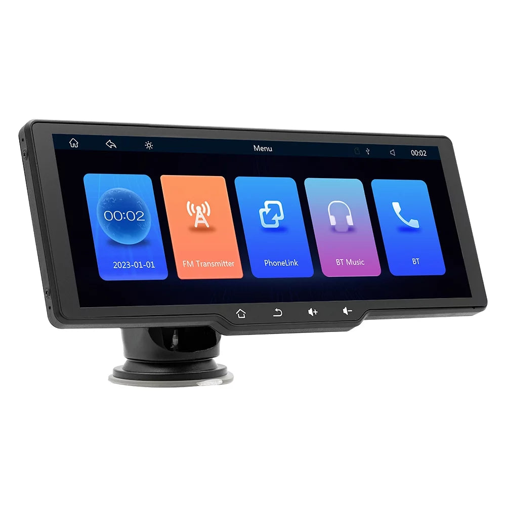 Multi-language Car Video Auto Dcenta Wireless Camera Recorder Car APP Player Camera Camcorder Car MultiMedia Control Car CarPlay Mobilephone Rearview Portable 10.26in