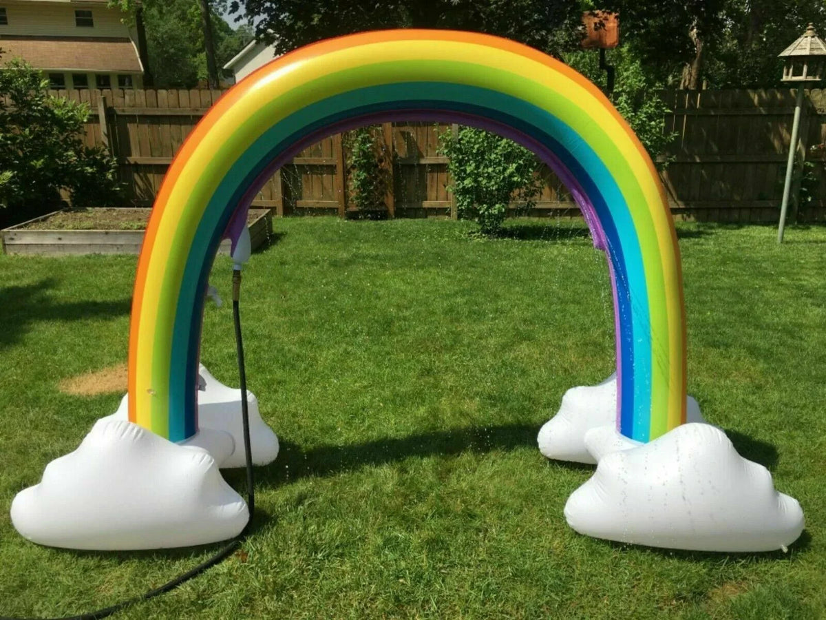 Infants 5 for Boys, Year 3 7 Toy, Rainbow Toddlers, Summer Backyard liquid Children 8 Toy Inflatable Spray Girls Kids, for 4 Old exterior Pool Fun Sprinkler 6