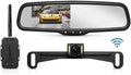 AUTO-VOX Super Backup Car/Trucks, T1400 View OEM Vision with Camera Up Look Camera No Mirror Monitor Night Waterproof Wireless Interference, Rear Back Camera for Upgrade