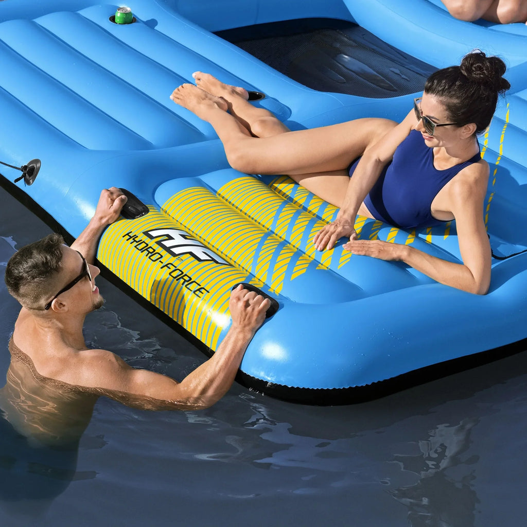 Island, Slide Blue Summer Person Inflatable Activity Force 5 Hydro Bestway