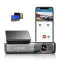 Dash 1440P Support Max, 32G Night Camera VVCAR Vision, Free 128GB Cars Recording, WiFi for Loop Card, Dash Cam G-Sensor, 2.5K Car