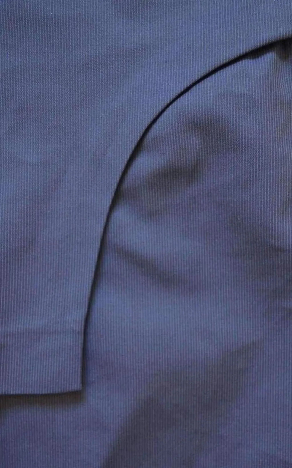 Asymmetric Striped Side Skirt Side