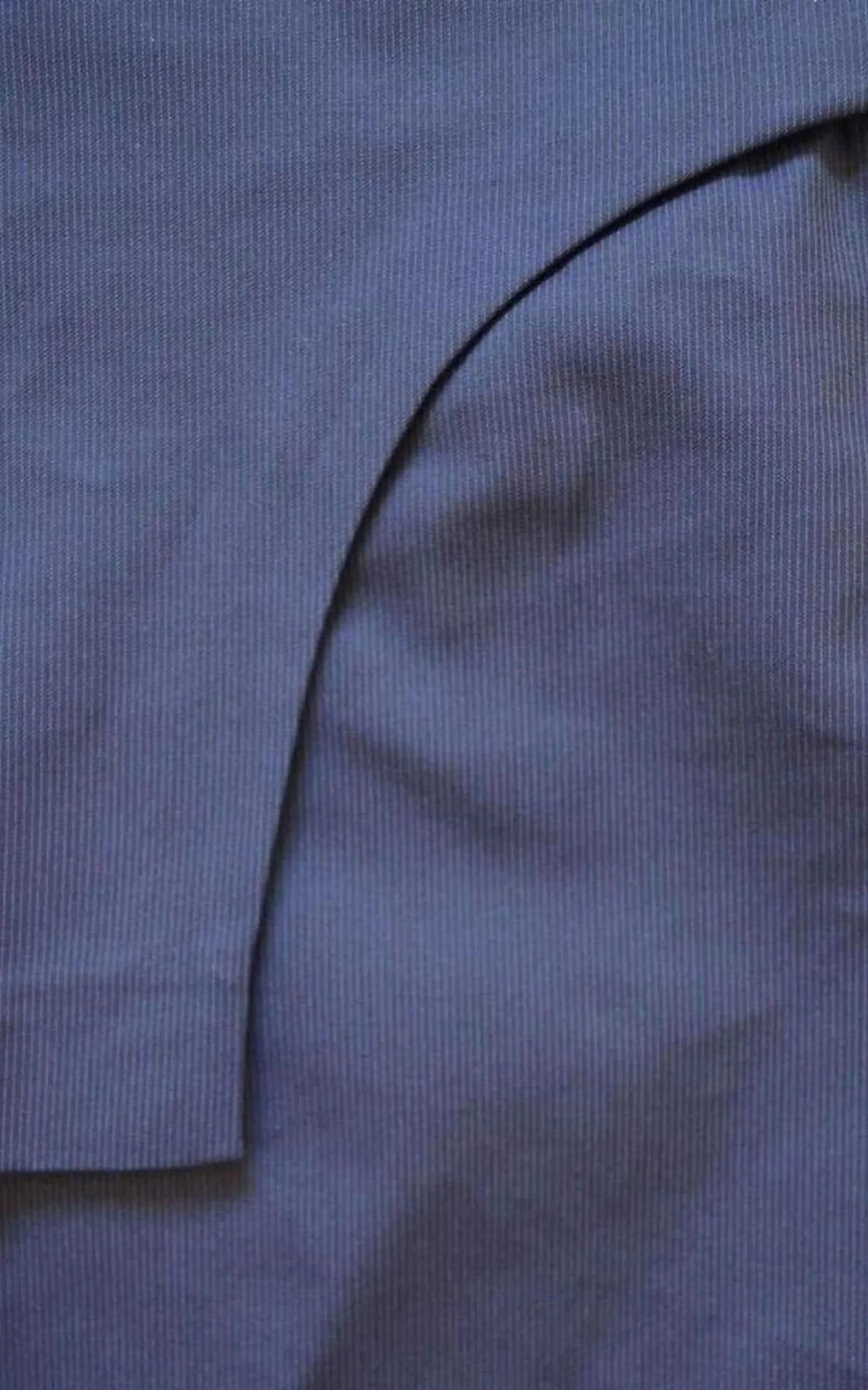 Asymmetric Striped Side Skirt Side