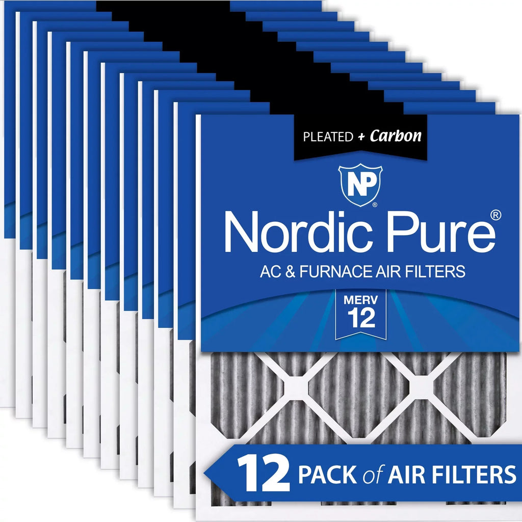 Filters Pack Furnace Pleated Carbon Air MERV 12 Plus 12 (14_1/2x19_1/2) 15x20x1