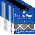 Filters Pack Furnace Pleated Carbon Air MERV 12 Plus 12 (14_1/2x19_1/2) 15x20x1