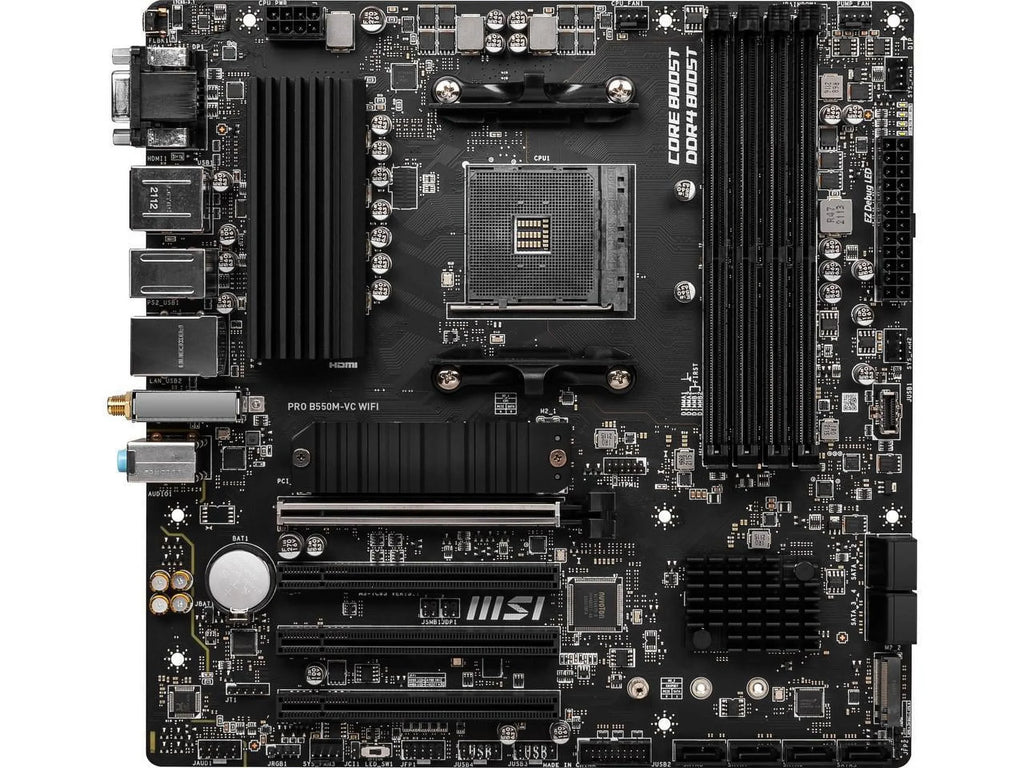 B550 AMD MATX PRO B550M-VC AM4 WIFI MSI PRO AMD Motherboard 6Gb/s SATA