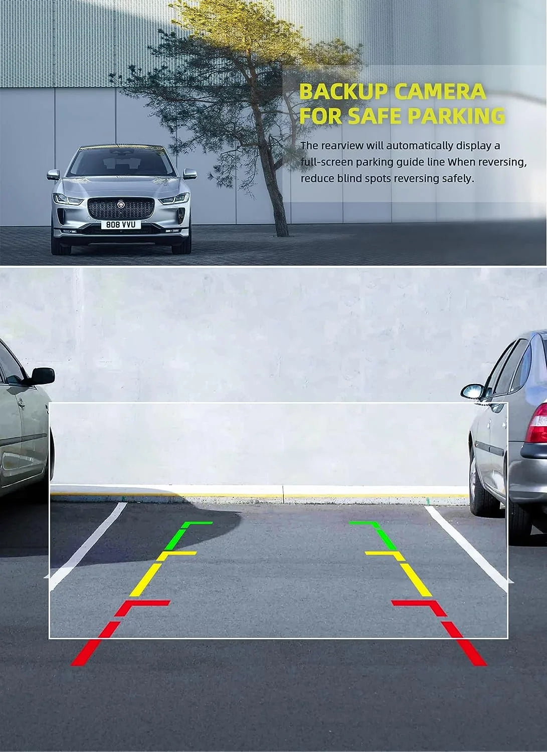 Parking Vision,170° 2K+1080P+2K Dash Wide Emergency Night Rear Angle, Camera 4K 3 Speed IR Inside Lock, TOGUARD GPS Camera Monitor Car WDR, Channel and Front