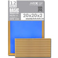 12 Furnace AIR. Pleated CLEAN - For Dust Basic From of WICKED Air MPR 20x20x2 Filters, Comparable FILTERS Economy Filter Fiberglass Low Filter AIRX Restriction! Non Airflow Pack to 100