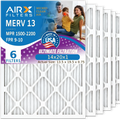 Filters USA Air 14x20x1 HVAC AIRX 13 MERV 1500 Pleated 6 Filter - & by 2200 to FILTERS 14x20x1 FPR MPR AC Filter WICKED Furnace Pack Air Premium Electrostatic AIR. Made Comparable Conditioner 9 CLEAN