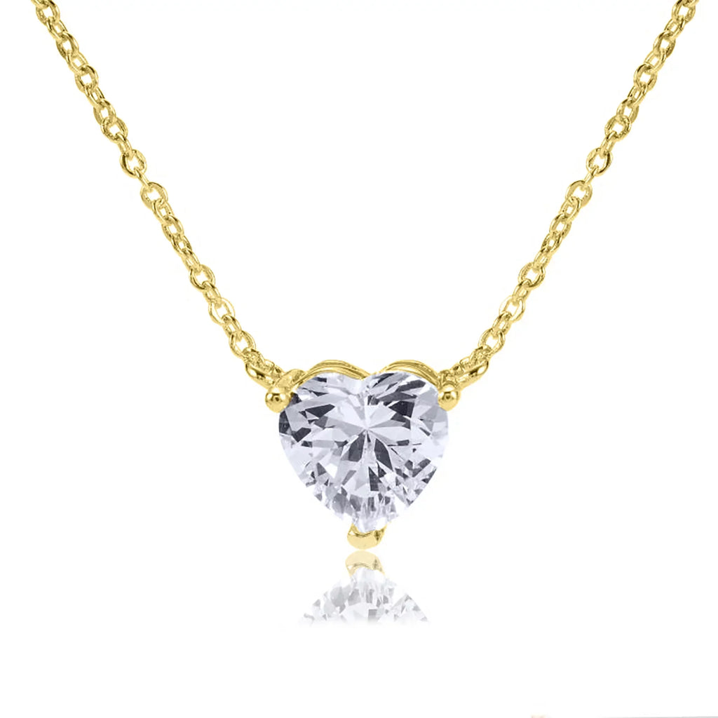 Gold Heart Pendant Inc Women, Boutique Blue for 8mm Necklace Box Teens