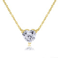 Gold Heart Pendant Inc Women, Boutique Blue for 8mm Necklace Box Teens