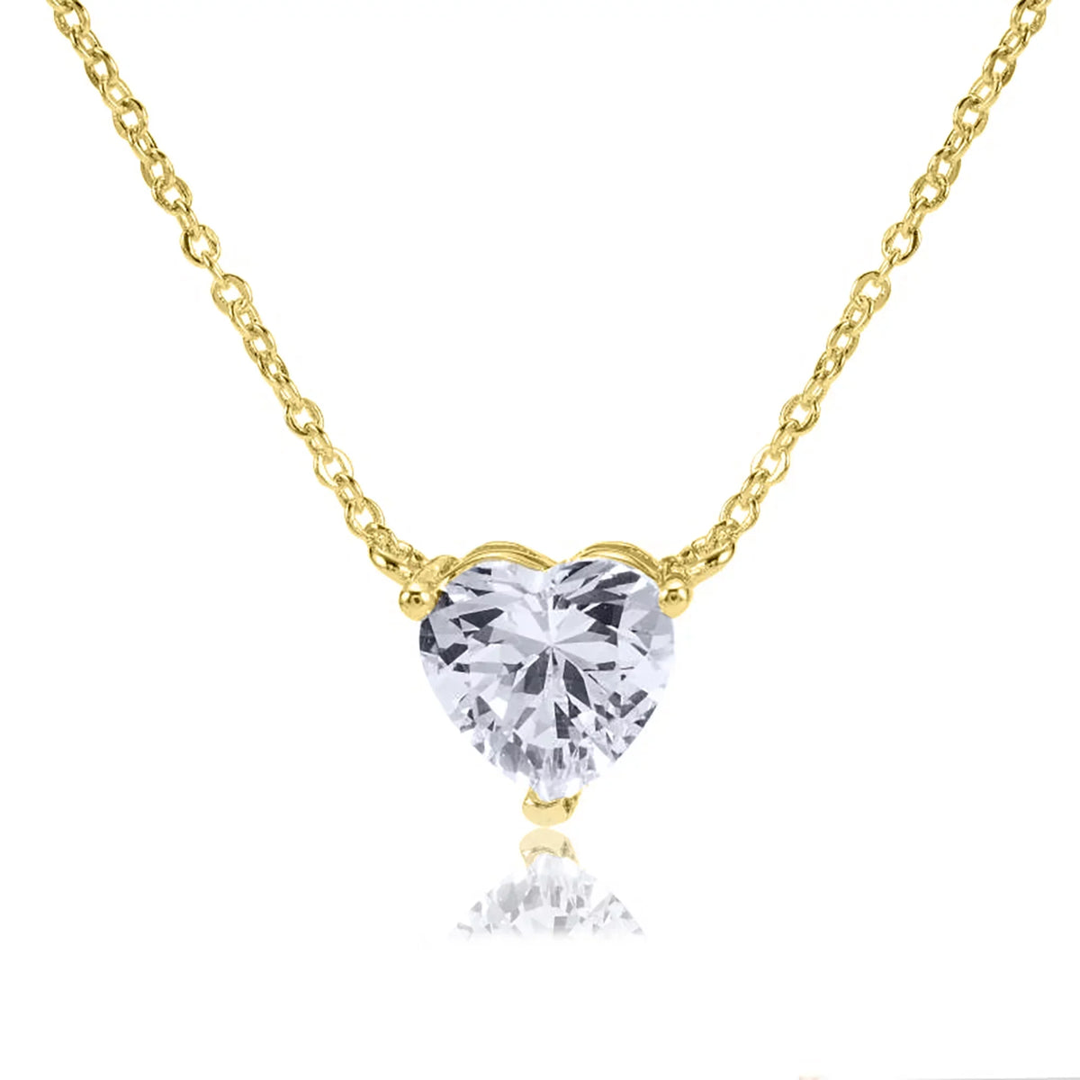 Gold Heart Pendant Inc Women, Boutique Blue for 8mm Necklace Box Teens