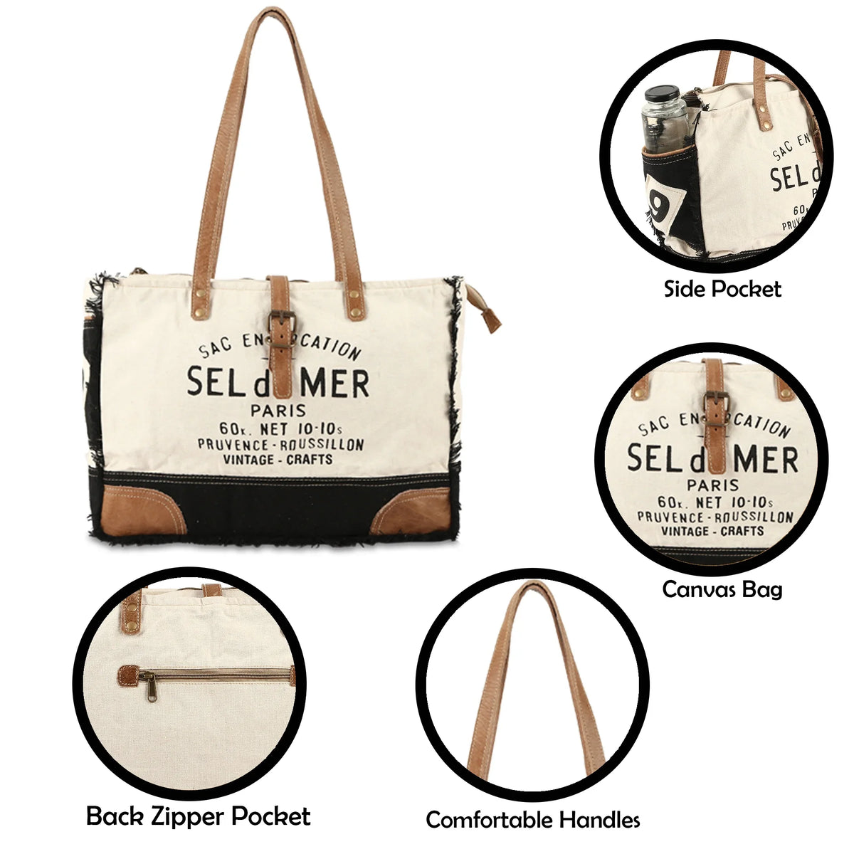 hand mer bag canvas upcycled radiant canvas upcycled Vintage crafts bags leather tote de bag sel bag